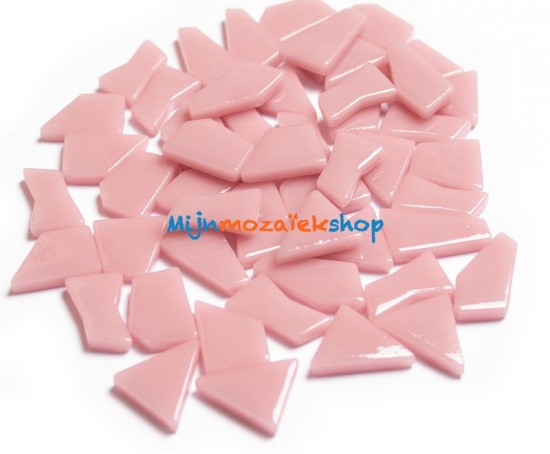 glas mozaiek puzzelsteentjes rose petal