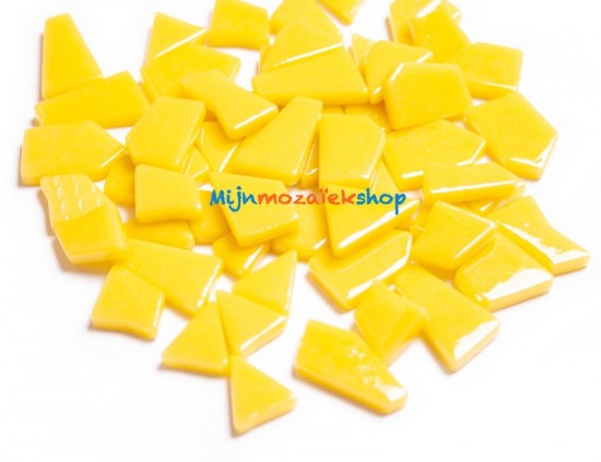 glas mozaiek puzzelsteentjes yellow