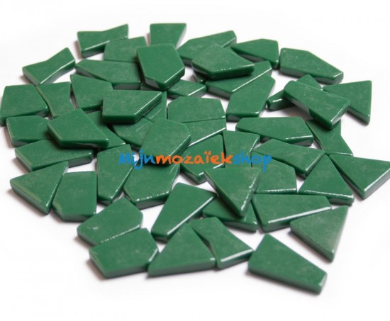 glas mozaiek puzzelsteentjes spruce green