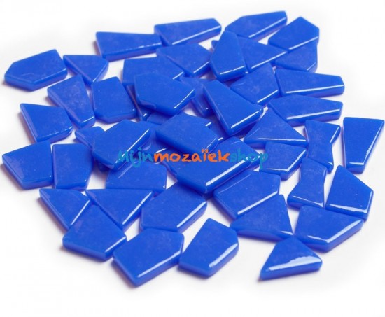 glas mozaiek puzzelsteentjes brilliant blue