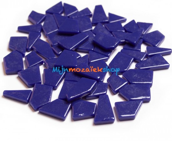 glas mozaiek puzzelsteentjes royal blue
