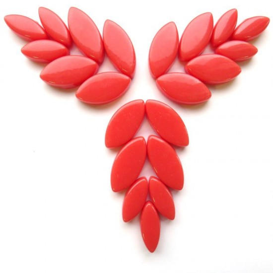 Glas bloemblaadjes - watermelon red