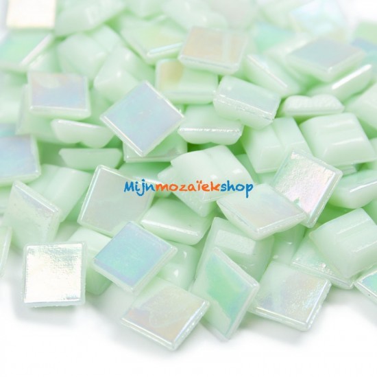 light green pearl parelmoer mozaieksteentjes