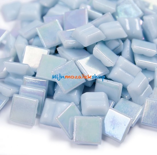 light blue pearl parelmoer mozaieksteentjes