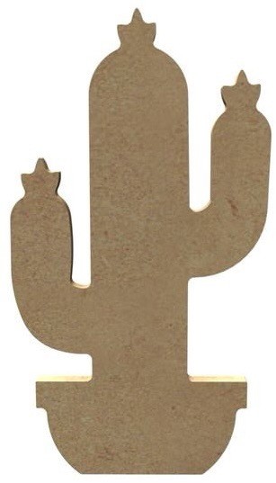 MDF figuur - cactus (15 cm)