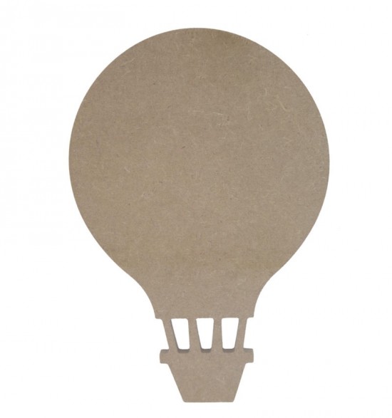 MDF figuur - luchtballon (26 cm)