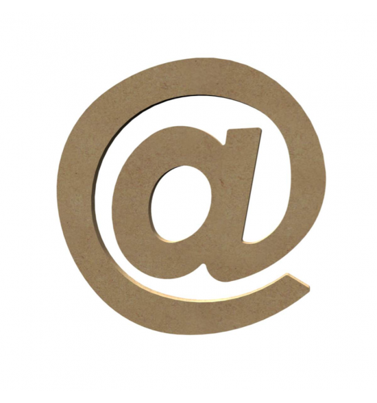 MDF @ symbool (20 cm)