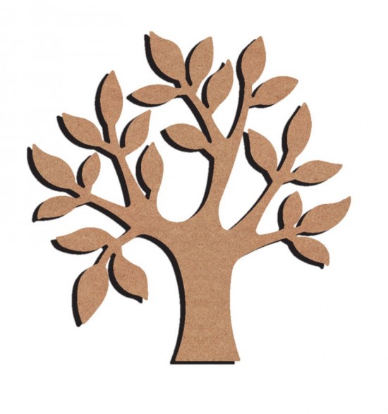 MDF figuur -boom (26 cm)