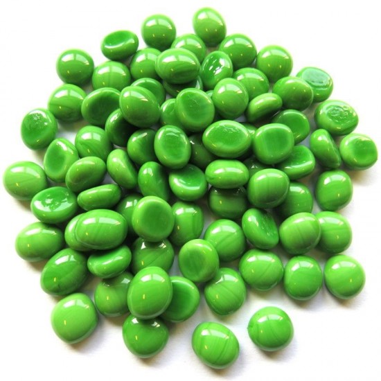 4356 mini glasparels groen marmer