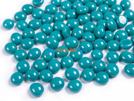 Mini glasparels (nuggets/gems) - teal marmer