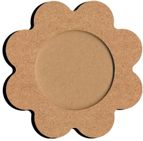 833 mdf fotolijst bloem 16x13 cm