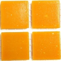 Glas mozaiek steentjes 2 cm - zonnegeel oranje