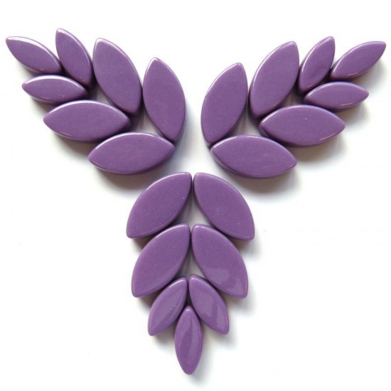 Glas bloemblaadjes - magenta