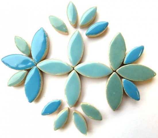 Keramiek Bloemblaadjes – mix zeegezicht