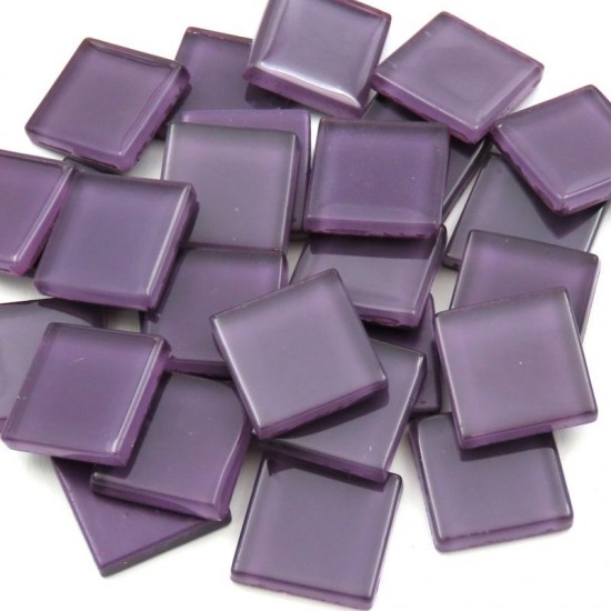 Crystal Glas Mozaïeksteentjes 20 mm – donker paars