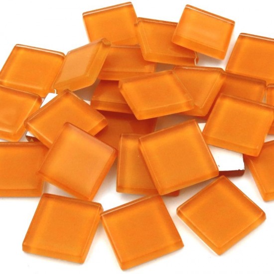 Crystal Glas Mozaïeksteentjes 20 mm – oranje
