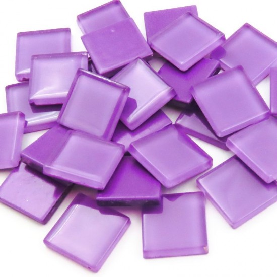 Crystal Glas Mozaïeksteentjes 20 mm – lila