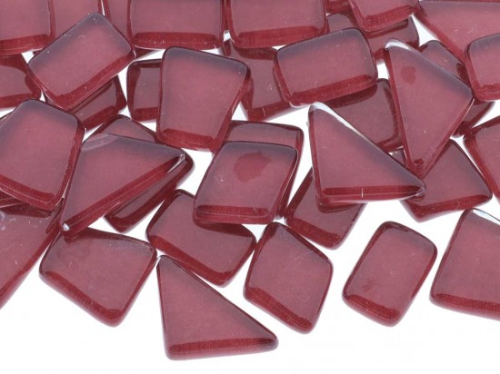 Crystal glas puzzel   bordeaux rood