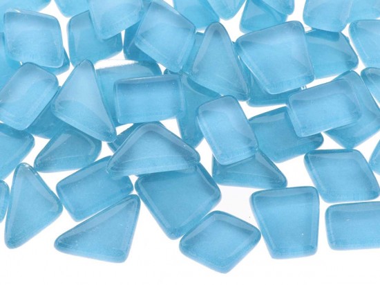 Crystal glas puzzel   licht blauw