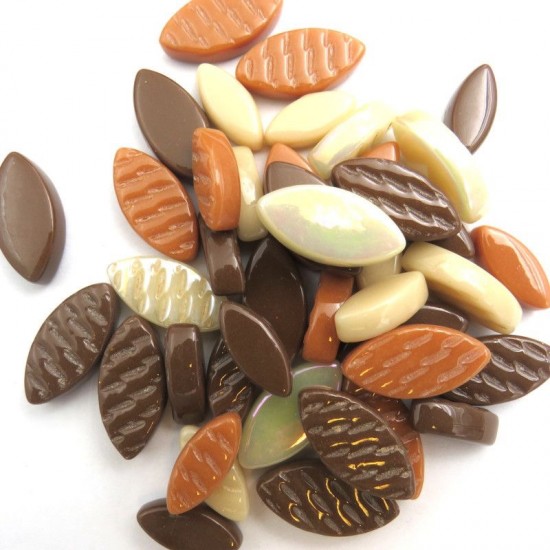 Glas bloemblaadjes - mix herfsthaag