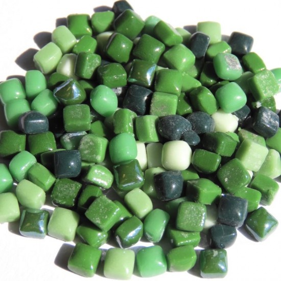 Micro Mozaïeksteentjes – Mix groen