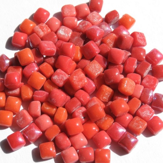 Micro Mozaïeksteentjes – Mix rood