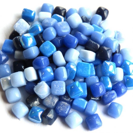 Micro Mozaïeksteentjes – Mix blauw