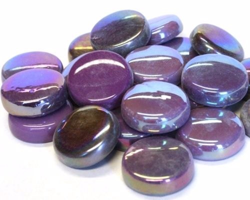 Glas optic drops 20 mm   berry satin