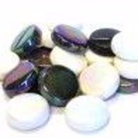 Glas optic drops 20 mm   ebony and ivory