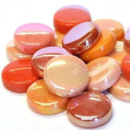 Glas optic drops 20 mm   rock orange