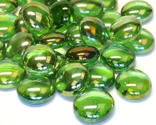 Glasparels   4412 groen diamant