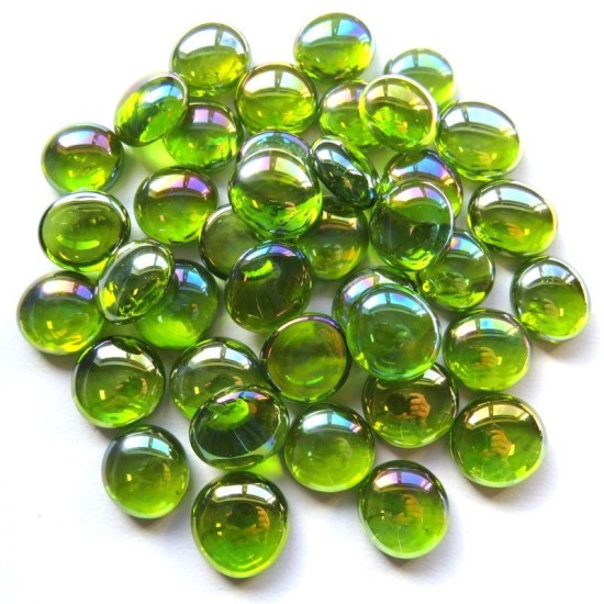 Glasparels   4441 limoen diamant