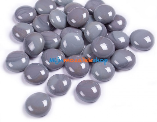 Glasparels 4488   grijs marmer