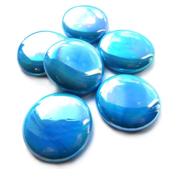 Glasparels xl 4503 turquoise opaal