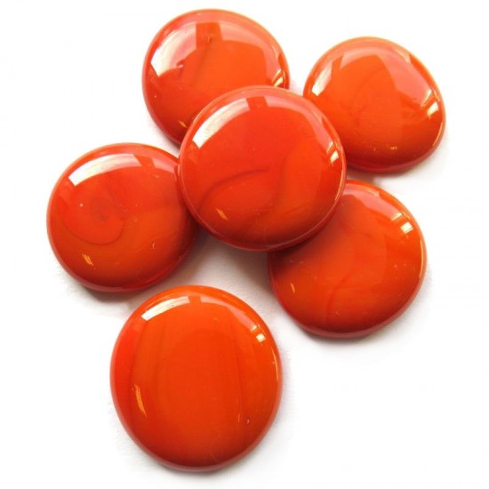 Glasparels xl 4518 oranje marmer