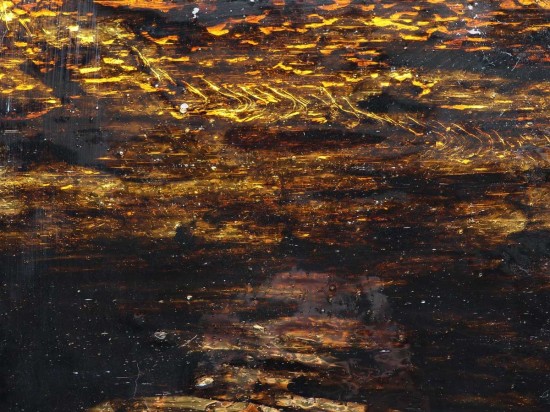 Glasplaat spiegel   wd145 deep forest brown gold