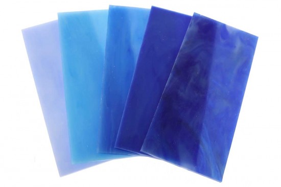Glasplaatjes mix blauw2