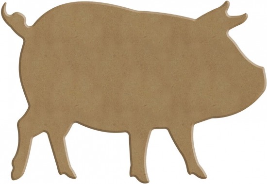 MDF varken (14 x 10 cm)