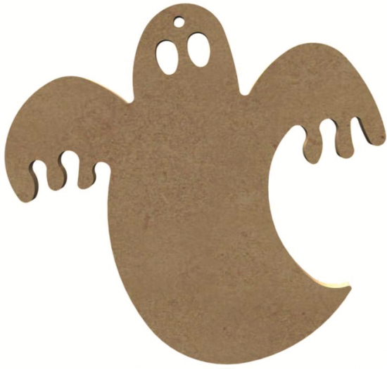MDF figuur - spook (14 cm)