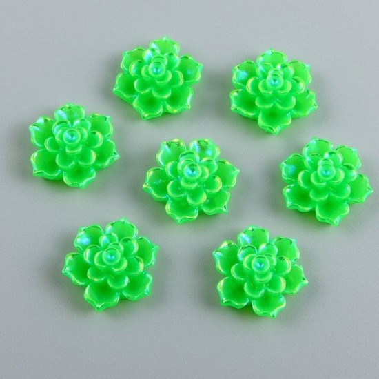 Groen neon parelmoer