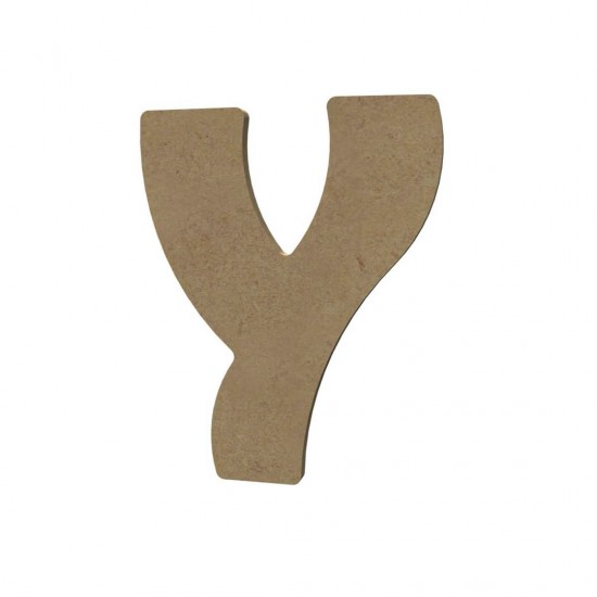 Mozaïek ondergrond - MDF letter Y (15 cm)
