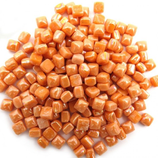 Micro Mozaïeksteentjes – Tangerine parelmoer