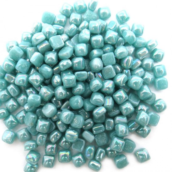 Micro Mozaïeksteentjes – Mid teal parelmoer