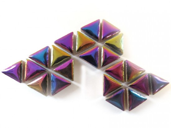 Keramiek driehoekjes - disco