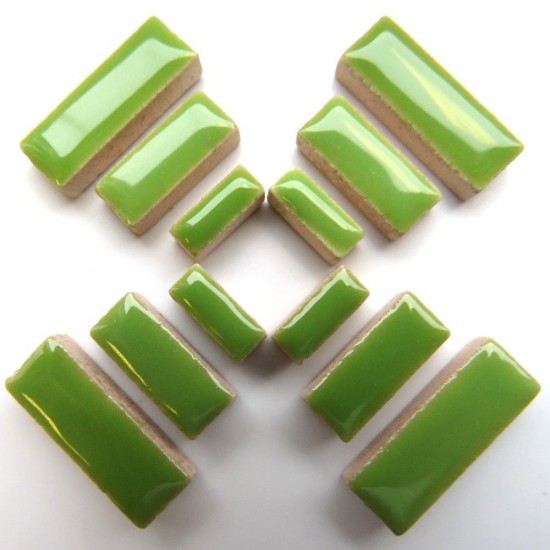 Keramiek staafjes - kiwi groen