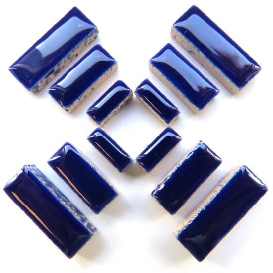 Keramiek staafjes - indigo blauw