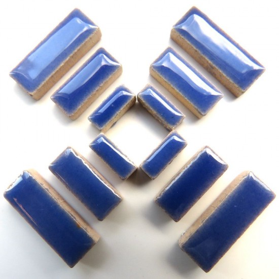 Keramiek staafjes - delphinium blauw