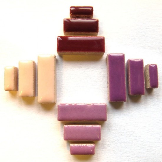 Keramiek staafjes - mix wilde bloemen