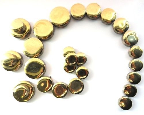 Keramiek rond   h01 gold