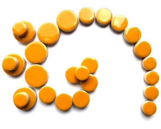 Keramiek rond   h101 curry